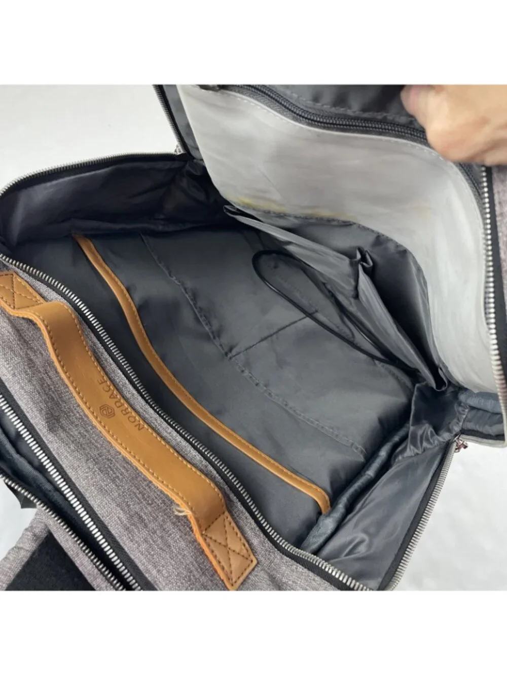 NORDACE Siena Smart Backpack USB Charging Port Laptop Travel Carry On Gray